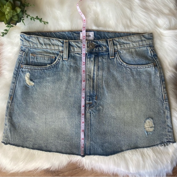 HUDSON Vivid Denim Jean Mini Skirt - NWOT - Picture 2 of 4